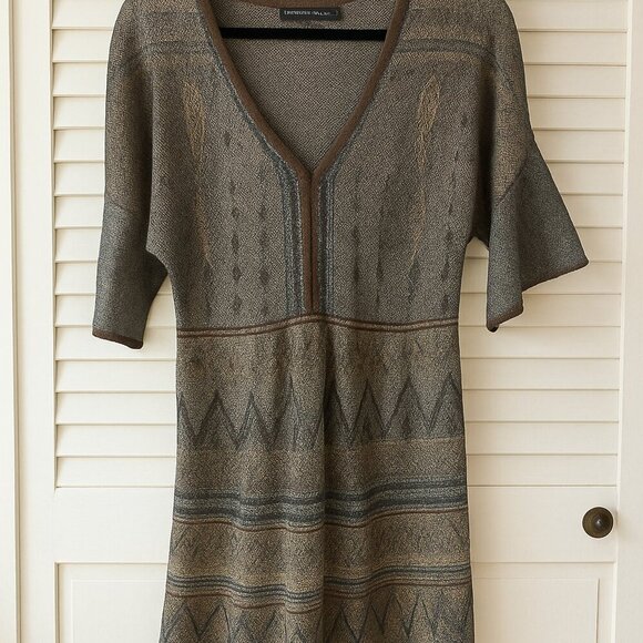 Peruvian Connection Pima Cotton Knit Tunic Medium !! - Picture 1 of 6